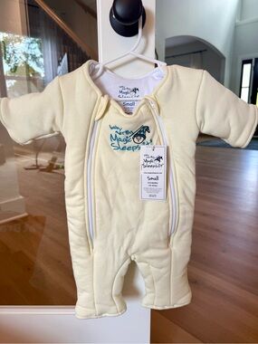 Baby Merlin Magic Sleepsuit Small - Cotton One-Piece Sleeper